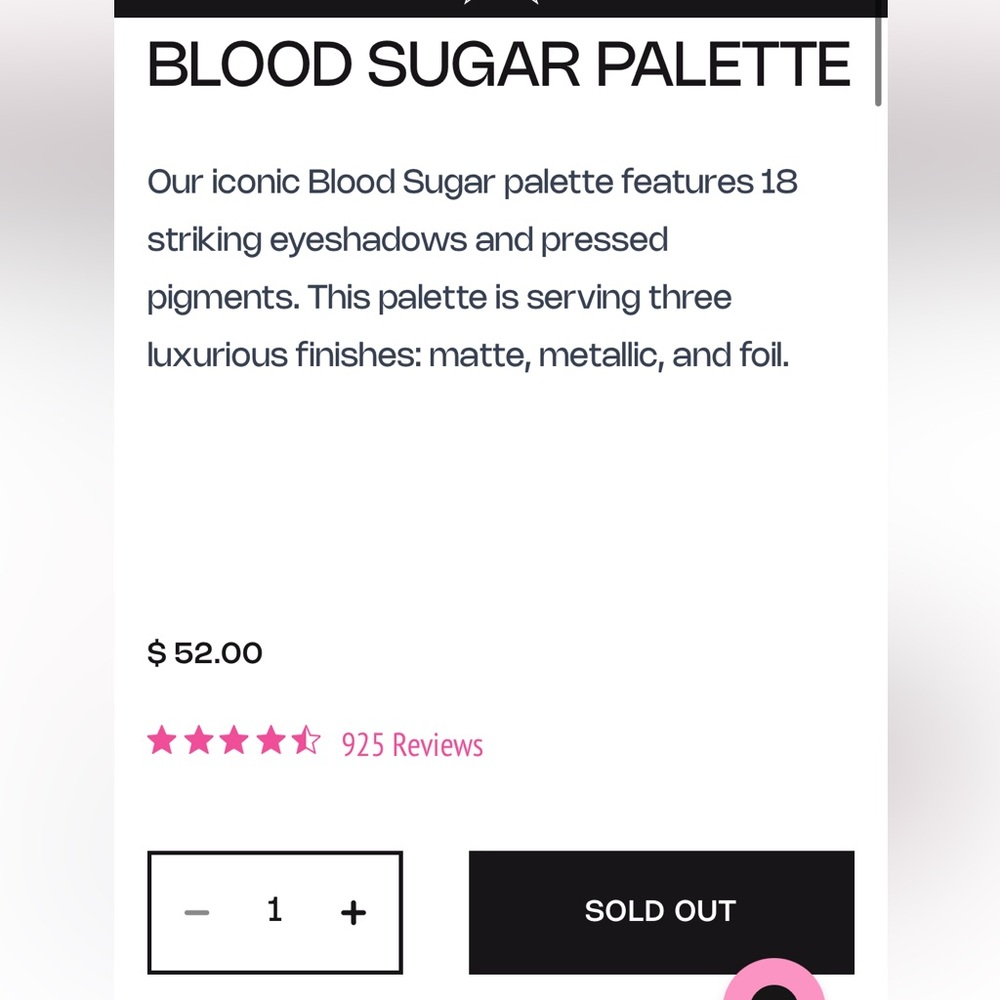 Blood Sugar Palette by Jeffree Star NEW - Picture 7 of 8